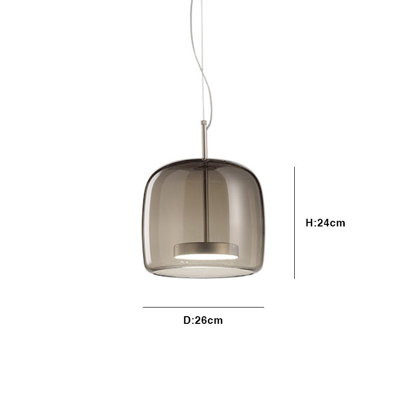 Fenora - Hôtel Lampe Suspendue En Verre