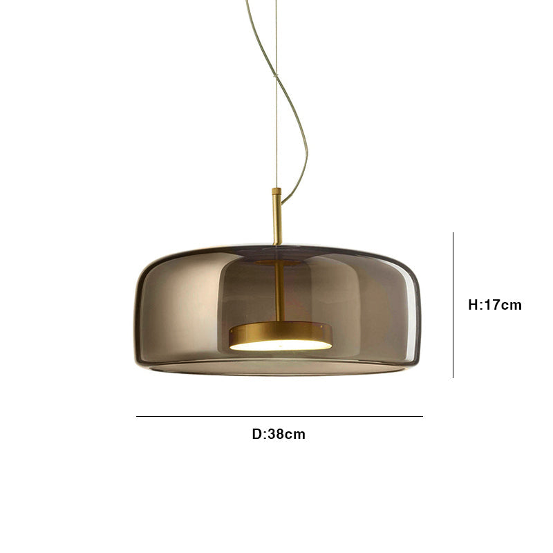Fenora - Hôtel Lampe Suspendue En Verre