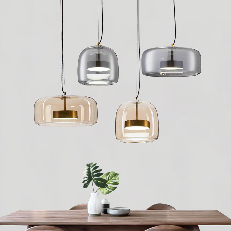 Fenora - Hôtel Lampe Suspendue En Verre