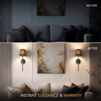 WIRELESS DARK WALL SCONCES (SET OF 2)