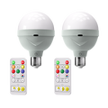 PRIDOLA WIRELESS RECHARGEABLE LIGHT BULBS (SET OF 2)