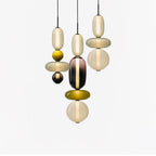 Lampe Pendante En Verre Confit