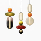 Lampe Pendante En Verre Confit