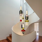 Lampe Pendante En Verre Confit