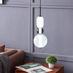 Lampe Pendante En Verre Confit