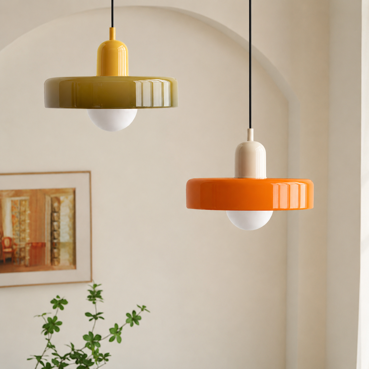 Mellan - Lampe Pendante En Verre Coloré