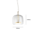 Fenora - Hôtel Lampe Suspendue En Verre