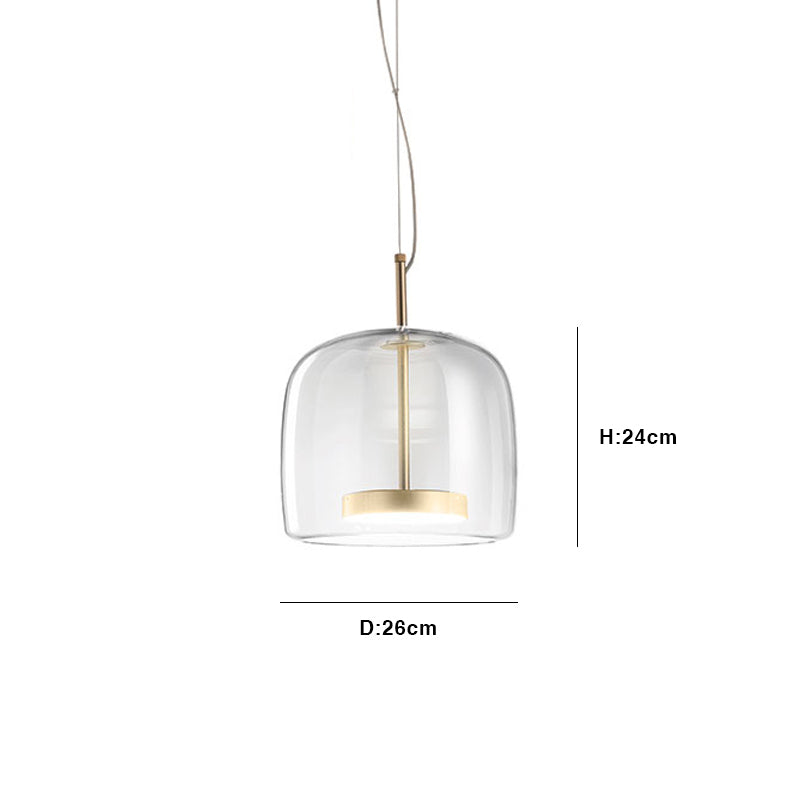 Fenora - Hôtel Lampe Suspendue En Verre