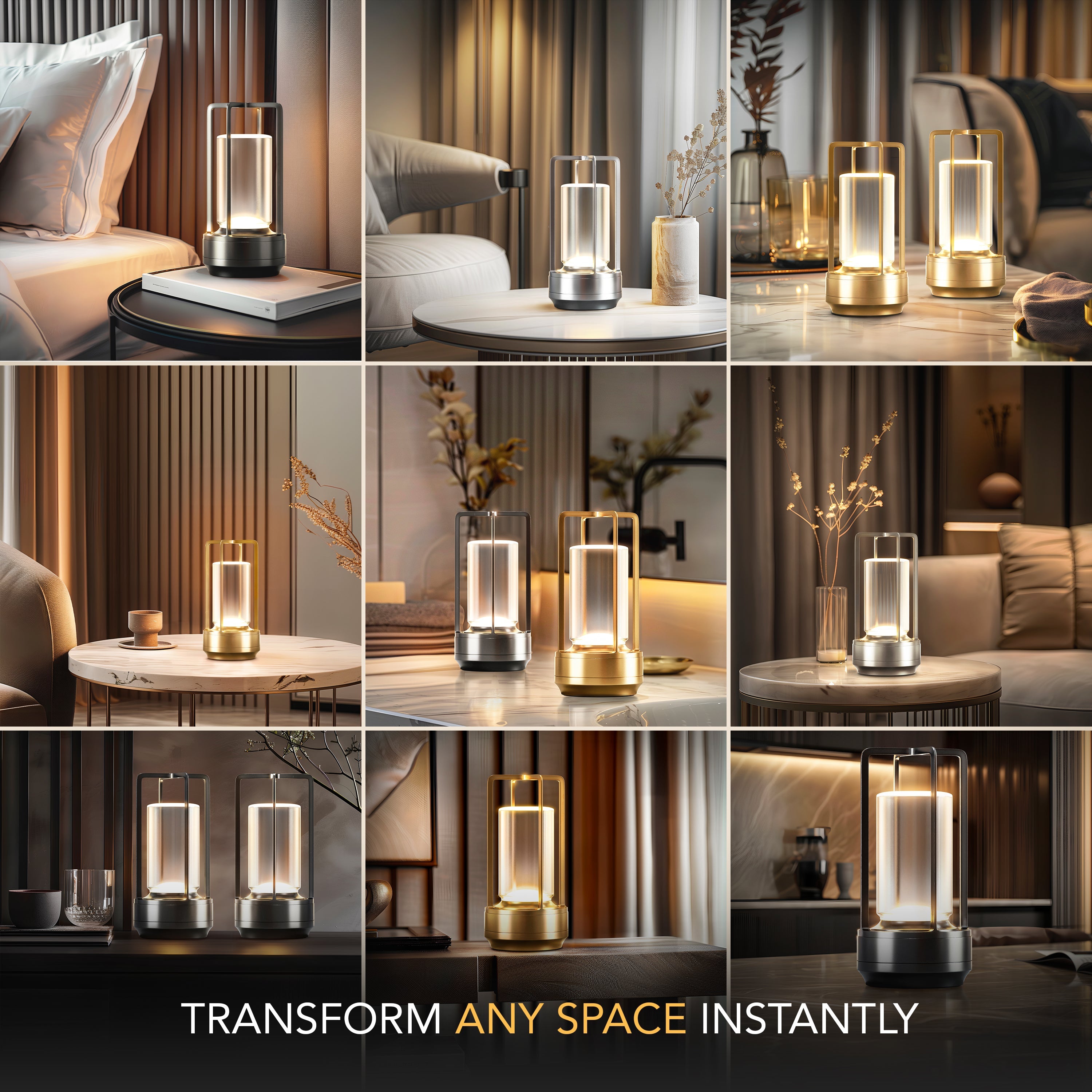 CRYSTAL TABLE LAMP
