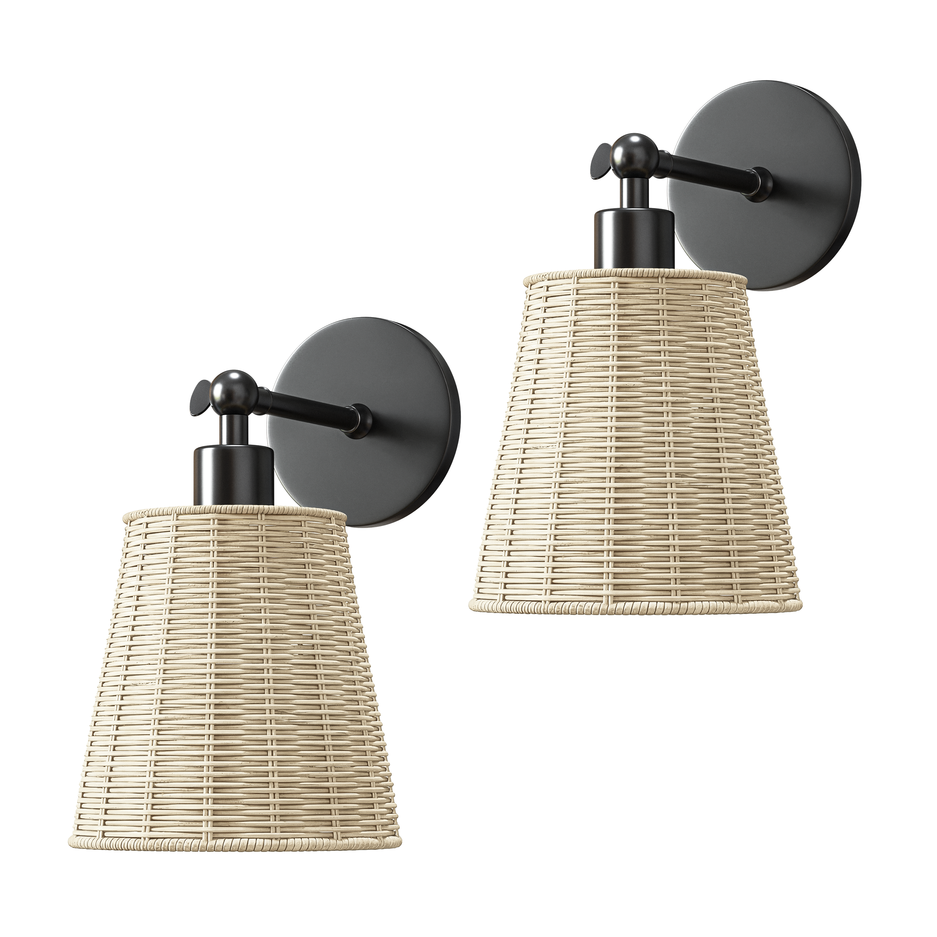 NATURAL WIRELESS WALL SCONCE