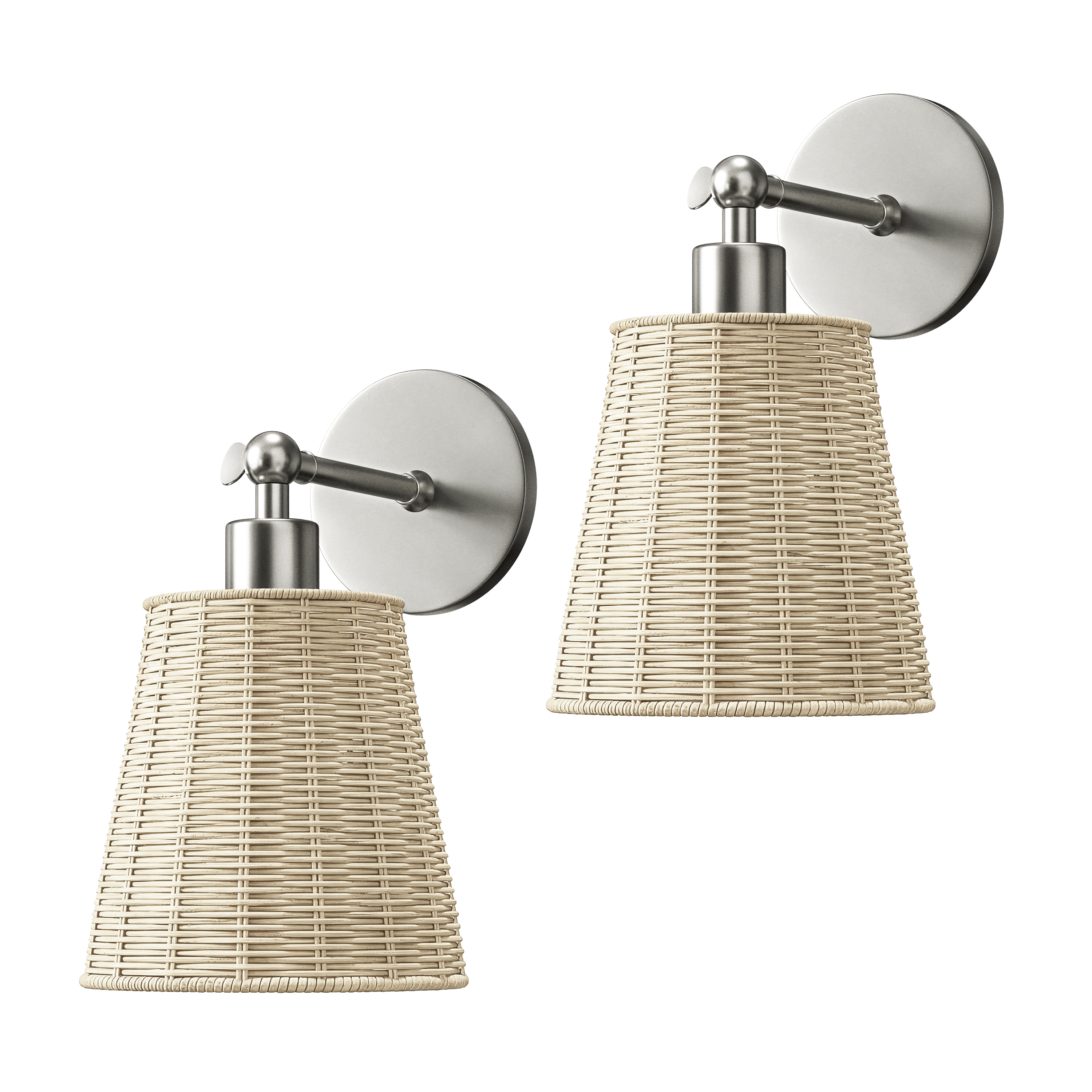 NATURAL WIRELESS WALL SCONCE