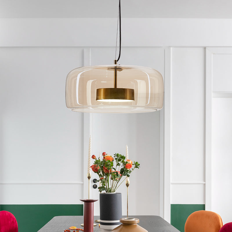 Fenora - Hôtel Lampe Suspendue En Verre