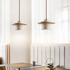 Lampe Suspendue En Travertin