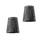 Black Metallic Tree Shades (Set of 2)