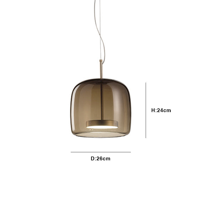 Fenora - Hôtel Lampe Suspendue En Verre