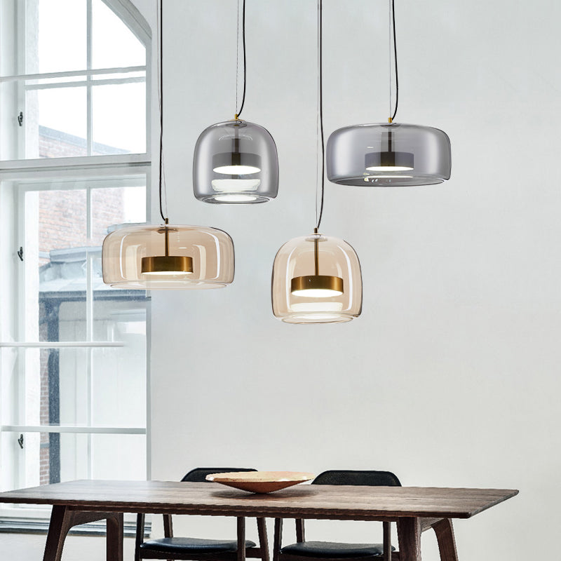 Fenora - Hôtel Lampe Suspendue En Verre