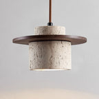Lampe Suspendue En Travertin